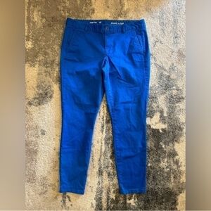 GAP Vivid Blue Cotton Khakis